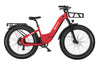 Freedare Eden Step-thru Electric Bike Fat Tire Ebike Red