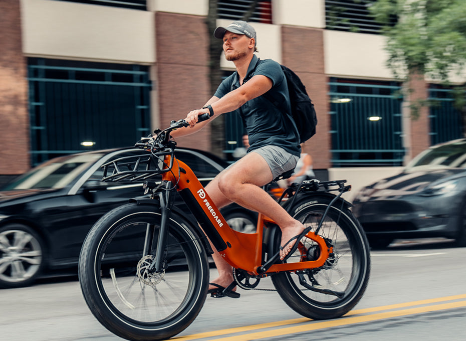 Freedare eden fat tire ebike red