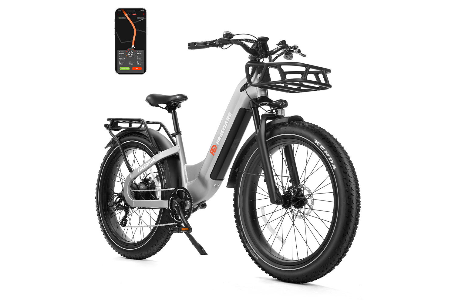 electric bike tire pressure with GPS tracking