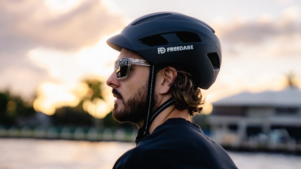 Adjustable Cycling Helmet with LED Light